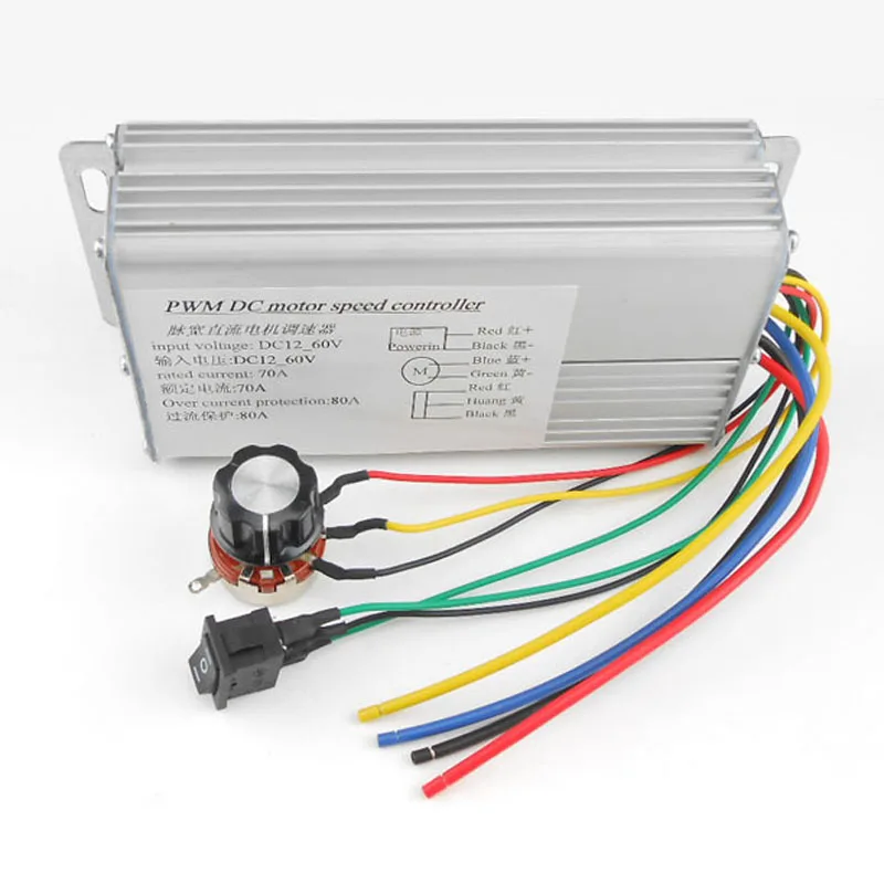 

1pc Motor speed controller Module Switch Replacement Adjustable Voltage