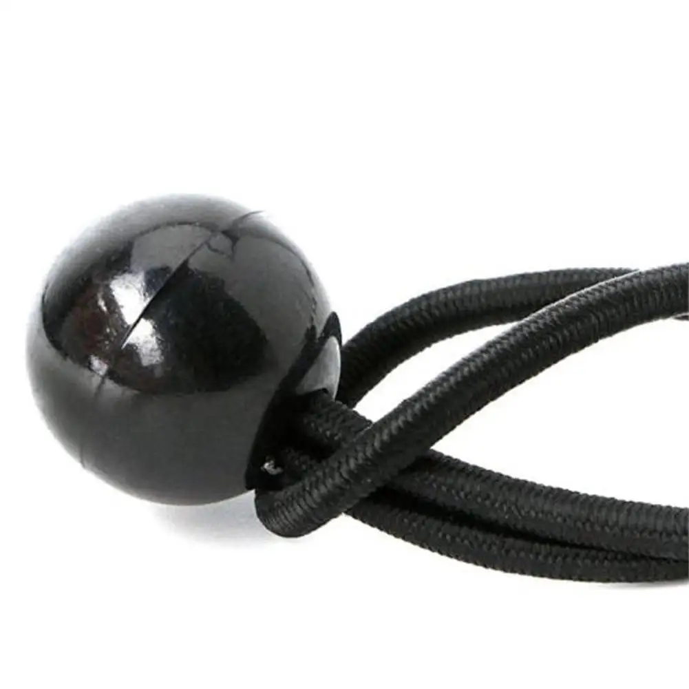 10 шт./компл. Сверхмощный шнур для банджи с шариковой головкой брезентовый зажим