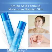 hanajirushi amino acid skin toner lotion set makeup water emulsion kits smoothing anti aging moisturizer skincare set 198ml