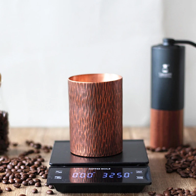 Чашка для кофе ручной работы в стиле ретро чистая красная медь чашка чая воды