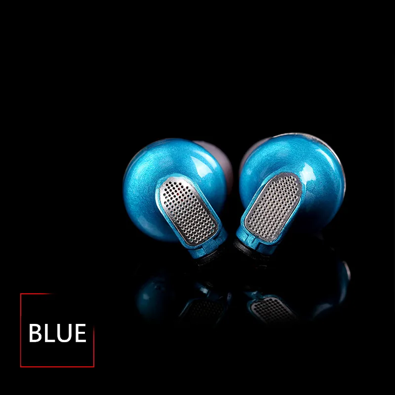 SENFER DT6 PRO 1DD+ 2BA гибридные наушники в ухо HIFI DJ бег спортивные наушники съемный MMCX кабель V90 ZSN T2 V80 BL03 - Цвет: blue with mic