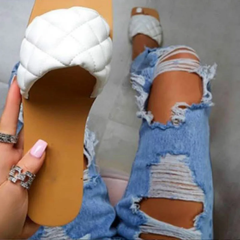 

2020 Fashion Women Shoes Summer Women Flat Sandals Candy Color Non Slip Ladies Flat with Slippers Women Sandals Zapatos De Mujer