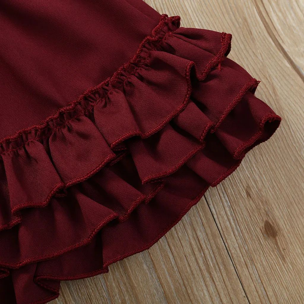 2020 детская одежда на Рождество Детский комбинезон с принтом леопарда и оборками