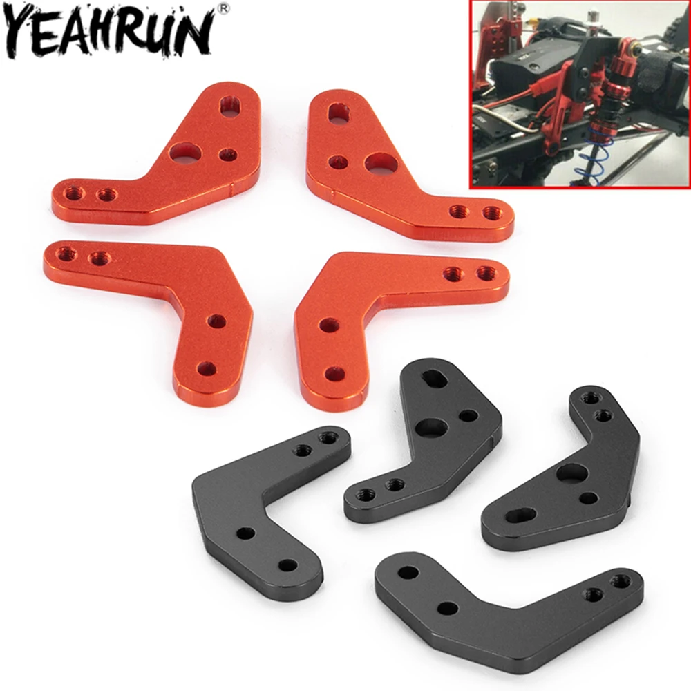 

Удлинитель амортизирующей Подвески YEAHRUN 4 шт./компл., подставка с высоким углом для 1:10 Axial SCX10 II 90046, детали для радиоуправляемых автомобилей н...