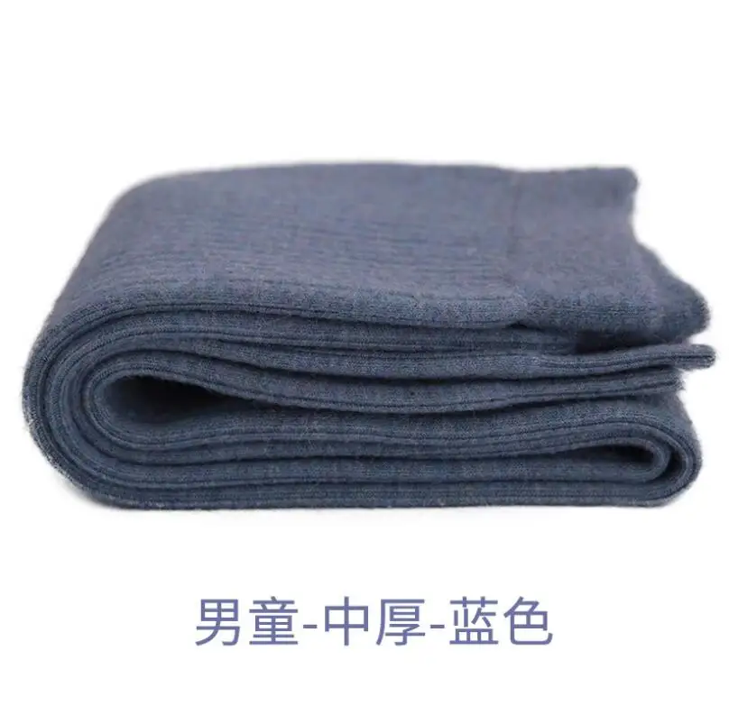 blue for boys Зимние детские штаны От 0 до 15 лет Детские теплые штаны bew для детей из шерсти ягнёнка, кашемир брюки леггинсы для девочек трикотажные брюки для мальчиков с подкладкой из плюша и шерсти, Штаны штаны - Цвет: blue for boys