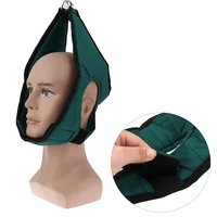 hanging cervical traction device soft neck stretching belt pain relief metal bracket chiropractic neck traction cushion