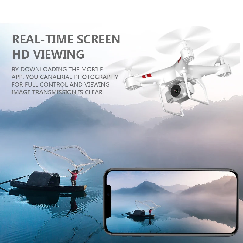 квадрокоптер с камерой hd 4k wi fi fpv free glob