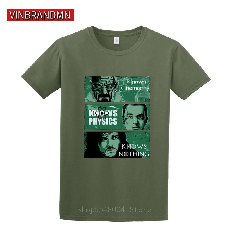 Футболка с героями фильма Теория большого взрыва | Мужская одежда