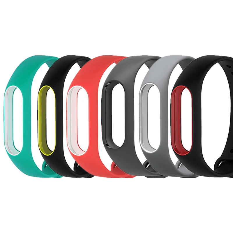 Силиконовый цветной ремешок Congdi Mi Band 2 спортивный браслет для смарт Xiaomi