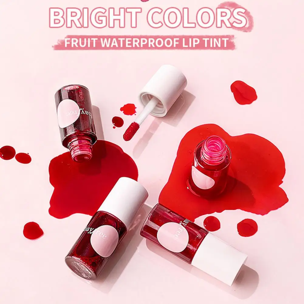 

Bayfree 7.1ml Lip Stain Waterproof Dual-use Natural Effect Lips Eyes Cheeks Liquid Lip Tint for Beauty