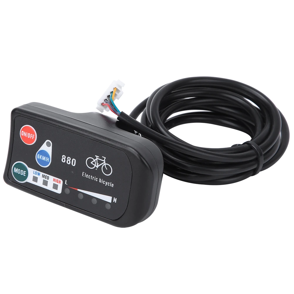 

KT- LED880 Bike for SM Normal Connector Control Panel Display Meter Bicycle Modification Electric Accessory