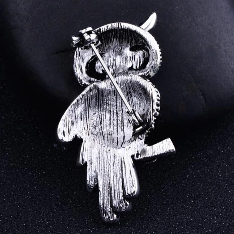 Брошь в виде совы из цинкового сплава|Булавки и значки| |