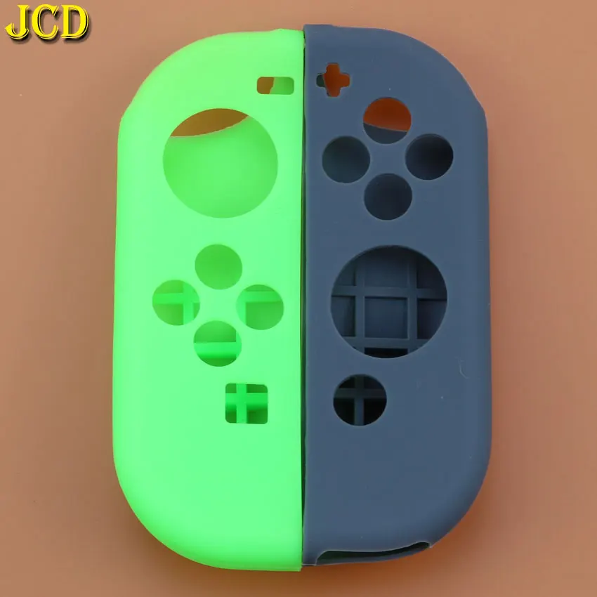 JCD силиконовой резины отделением для кредитных карт чехол для Nintendo Switch контроллер Joy-Con Nintendo Switch NX NS JoyCon Grip - Цвет: GO