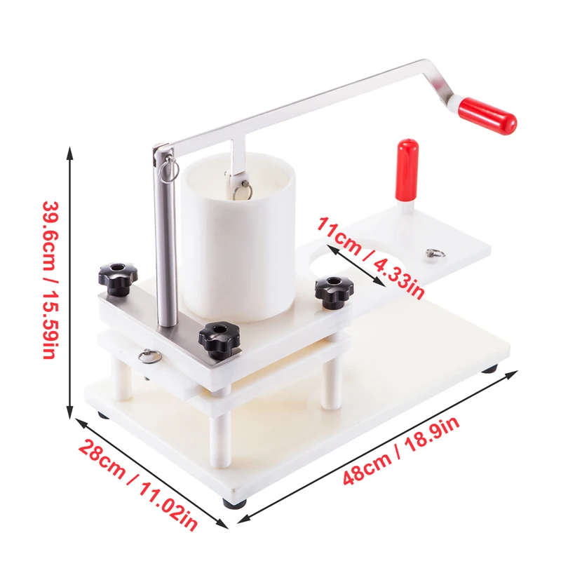 Ручной пресс из полиэтилена с одним отверстием для бургеров котлет гамбургеров