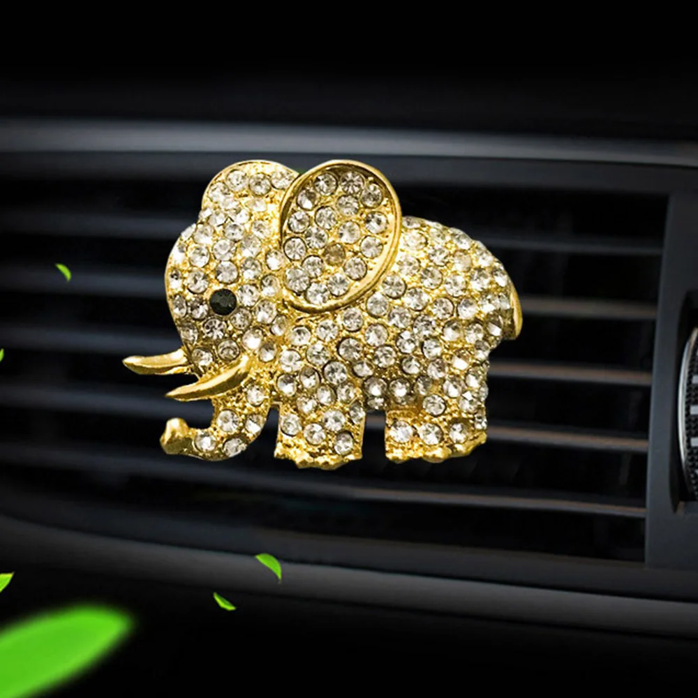 Женский автомобильный декор для интерьера милый слон зажим парфюма Стайлинг