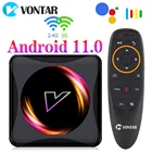 Android 11 Smart TV Box Android 10 4G 64GB Rockchip RK3318 Wifi 1080p 4K Youtube медиаплеер Android TV BOX телеприставка