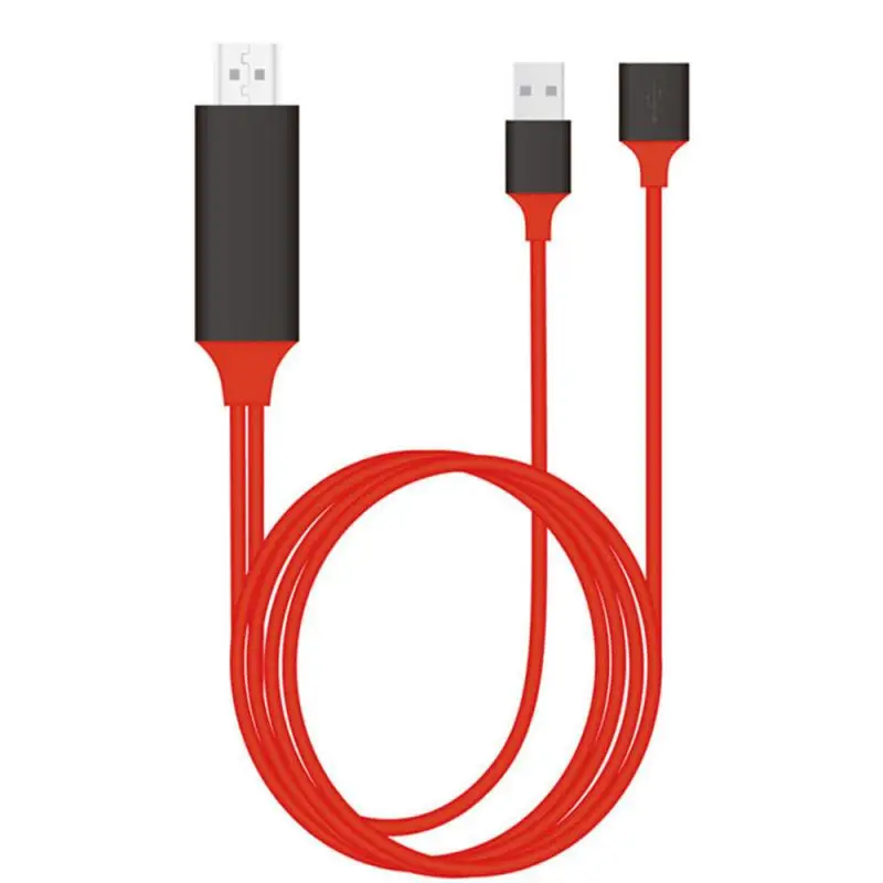 

Universal 1080P HDMI-compatible Mirroring Cable TV Cable Adapter Phone To TV HDTV Adapter For IPhone 11/ IPad/ Android