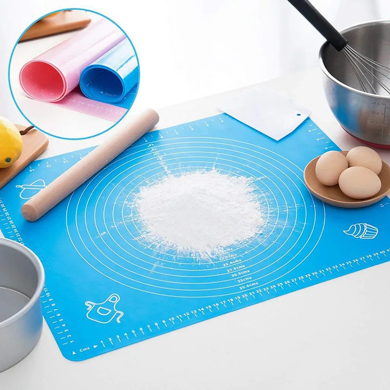 

Kitchen Accessories Baking Mats Sheet Pizza Dough Non-Stick Maker Holder Pastry Gadgets Cooking Tools Kitchen Utensils Bakeware
