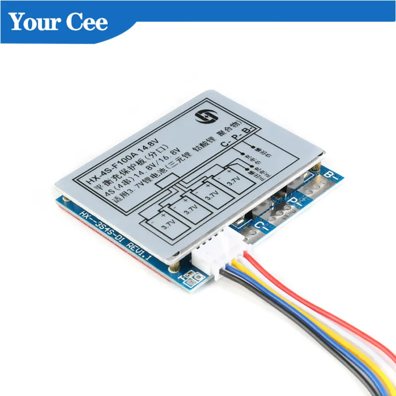 4S 14 8 V li-ion BMS PCM Защитная плата полимерная литиевая батарея PCB с защитой от