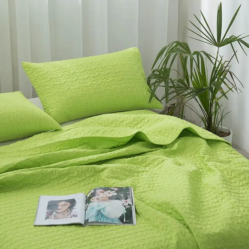 Летнее одеяло однотонное покрывало для кровати пододеяльник дома подходящий