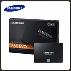 Внутренний жесткий диск SAMSUNG SSD 860 EVO, 1 ТБ, 250 ГБ, 500 Гб, SATA 3 2,5, твердотельный накопитель для настольных ПК, ноутбуков