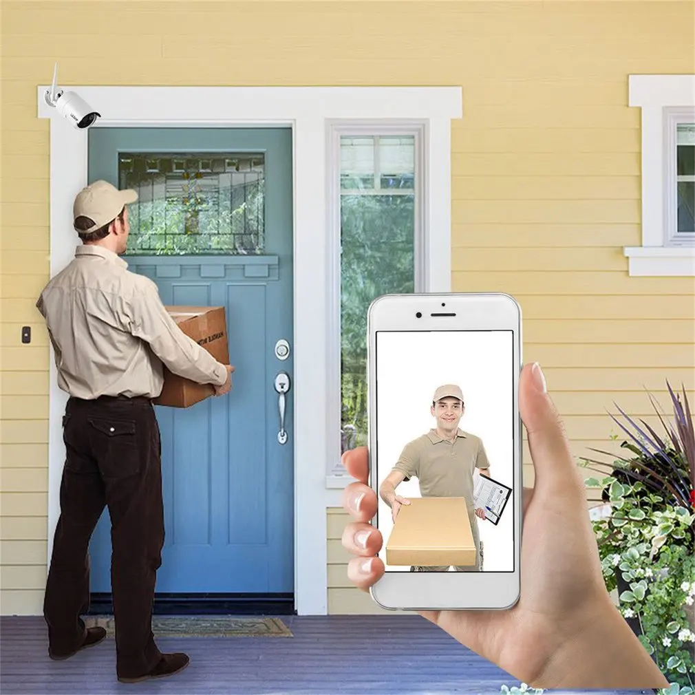 

LESHP Wireless Security Camera System 4CH 960p Video Recorder NVR 4 x 1.3MP Wifi Outdoor Network IP Cameras with 1T HDD