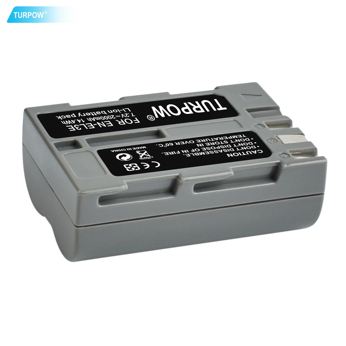 

Turpow 7.2V 2000mAh EN-EL3e EN EL3e EL3a ENEL3e Digital Camera Battery For Nikon D300S D300 D100 D200 D700 D70S D80 D90 D50 L15
