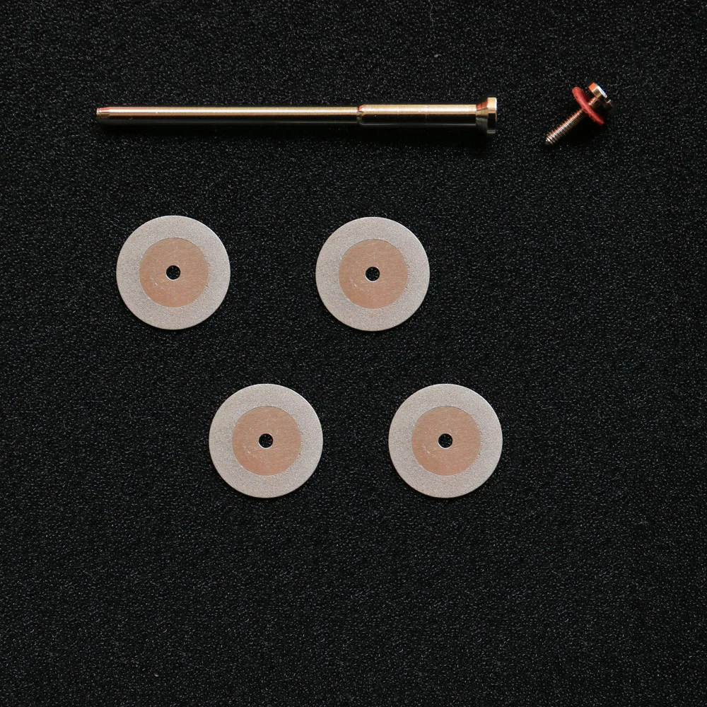 4 шт. стоматологический ультратонкий двусторонний алмазный режущий диск 13 мм/0 15