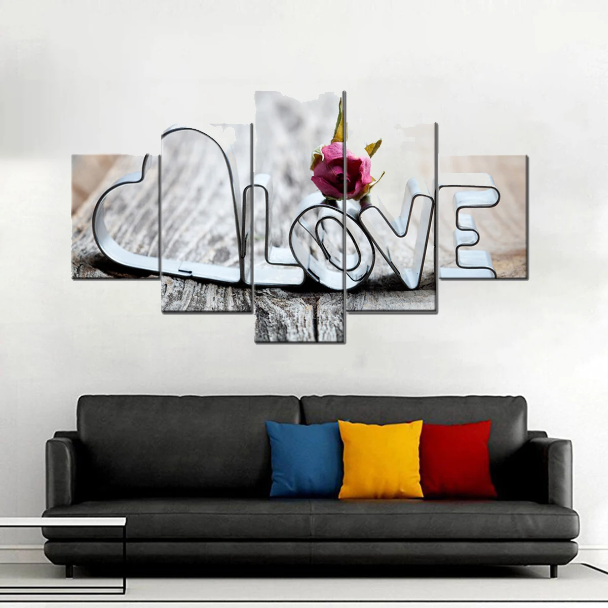 

5PCS Unframed Modern Art Oil Painting Print Canvas Picture Home Wall Room Decor