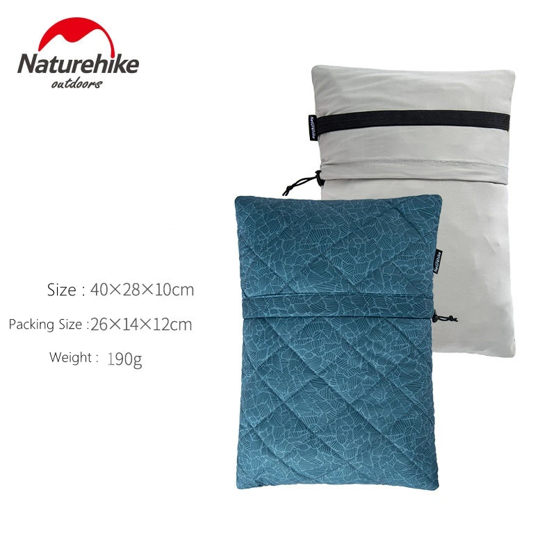 Navy Blue Naturehike путешествия складная подушка лампа губка вес и мягкий Портативный Сверхлегкий туризм кемпинг 3 цвета NH19ZT001 - Цвет: Navy Blue