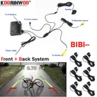 Koorinwoo, двухъядерный процессор, Автомобильный датчик парковки, радар, видео, 2 дюйма, передний, 4 дюйма, датчик s, зонд оповещения, зуммер, 12 В, парктроник для радио, DVD