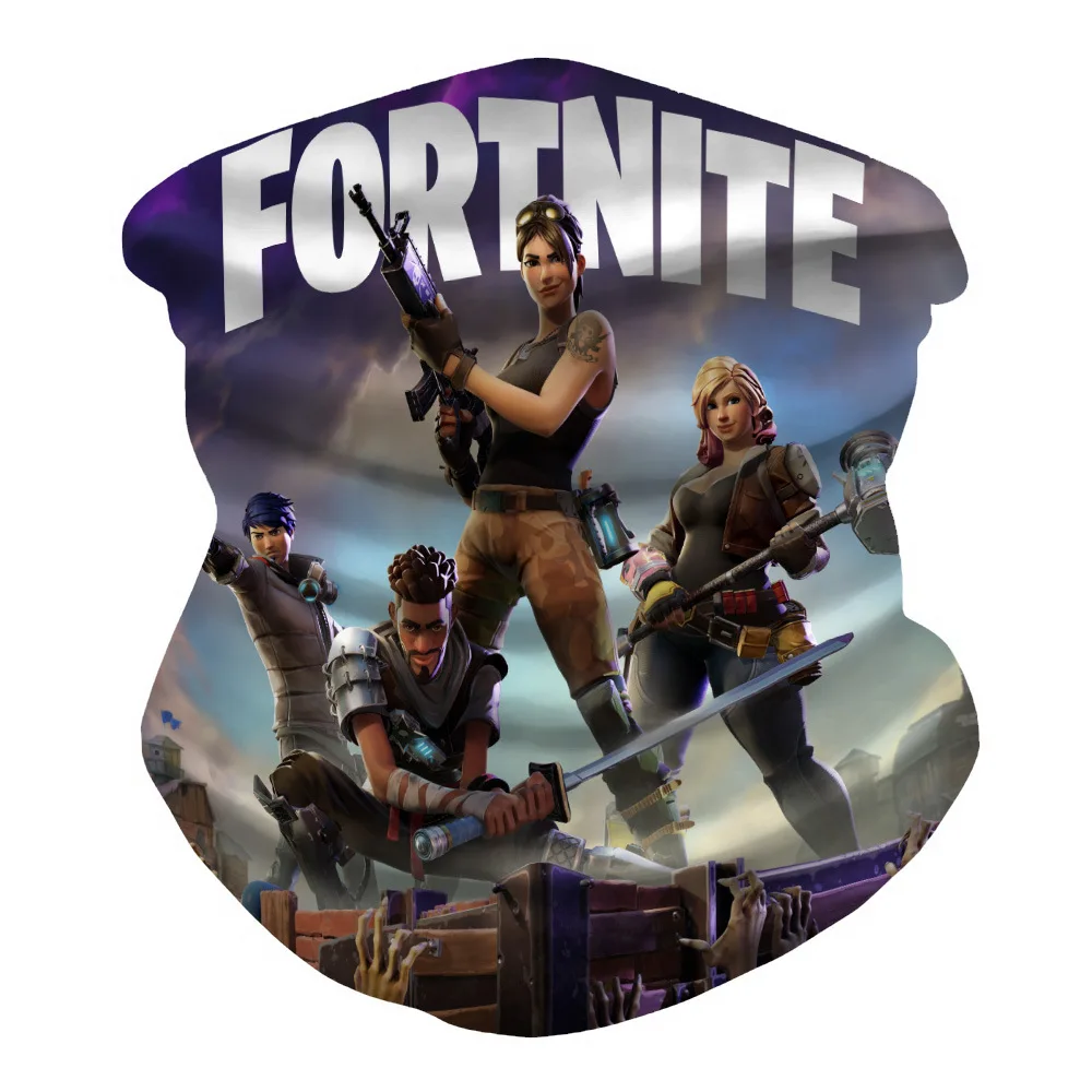 Шарф Fortnite для защиты лица взрослых шарф унисекс подростков защита от пыли с