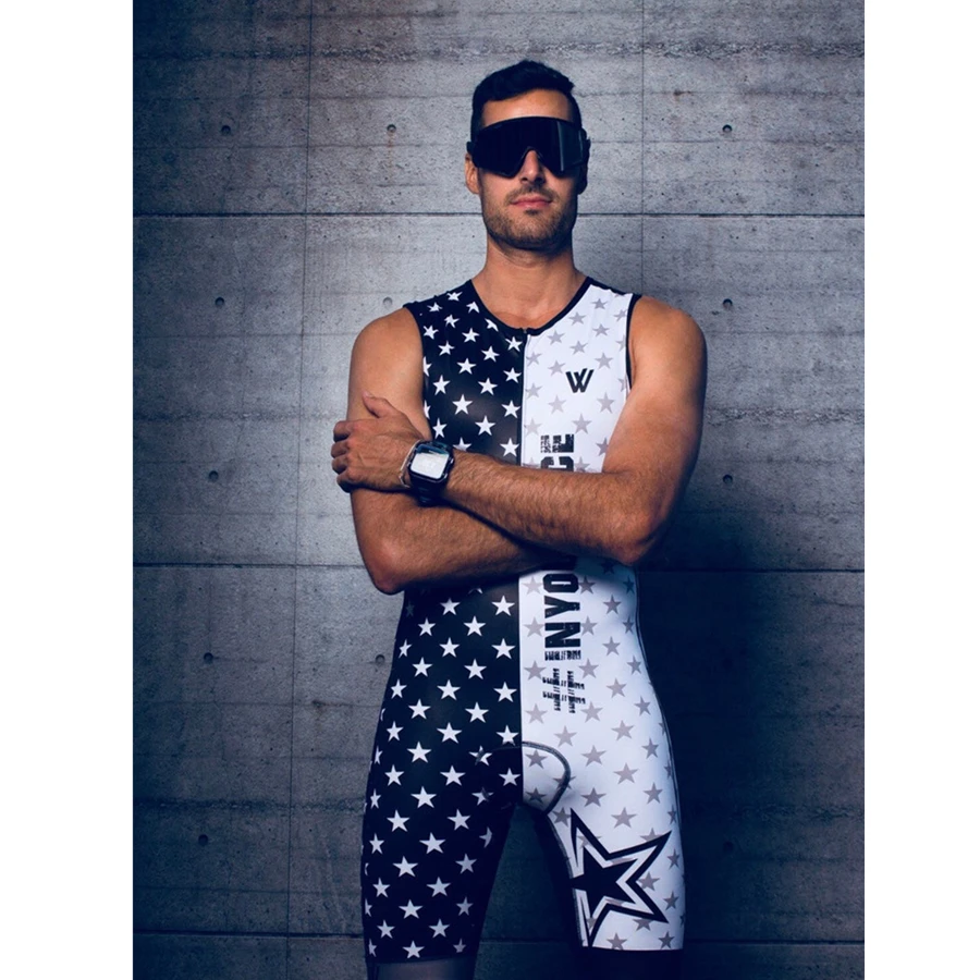 Спортивная Мужская одежда для езды на велосипеде VVSPORTS триатлоновый костюм