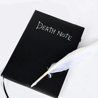 death notebook death note book cosplay notebook journal diary feather theme anime notebook writing feather pen book art writing