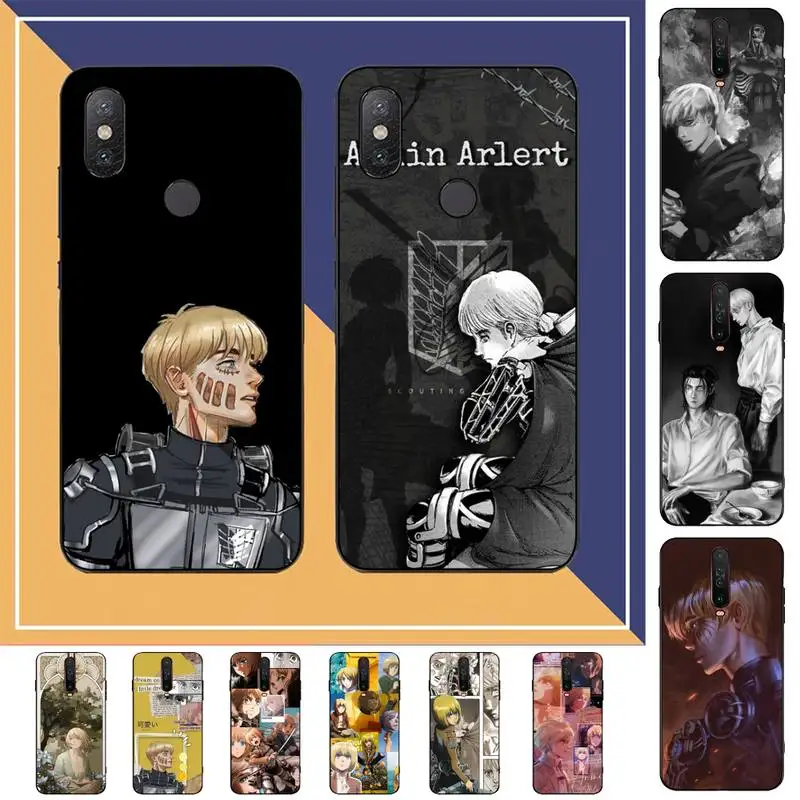 

Armin Arlert Attack on Titan Phone Case for Redmi Note 8 7 9 4 6 pro max T X 5A 3 10 lite pro