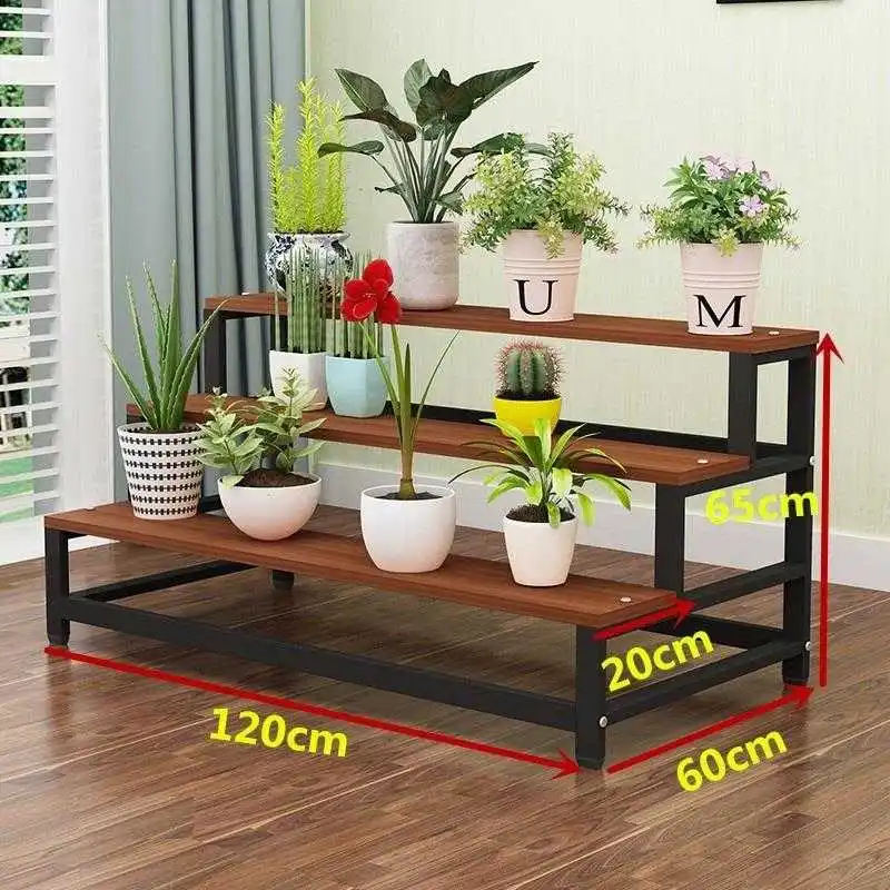 

Etagere Plante Rak Bunga Wood Garden Shelves For Plant Suporte Flores Balcony Dekoration Shelf Outdoor Flower Stand
