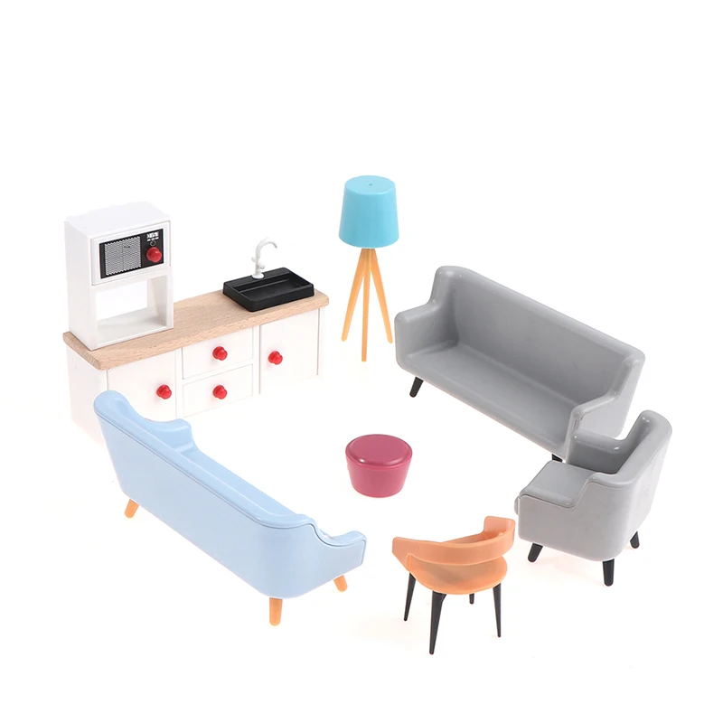 

Mini Cute Sofa Pillows For Dolls Children Simulation Dollhouse Furniture Toys 1:12 Miniature Doll House Decorative Accessories