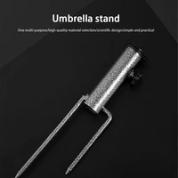 beach umbrella base stainless steel sand stake for umbrella grass ground stake holder spike patio umbrella stake holder