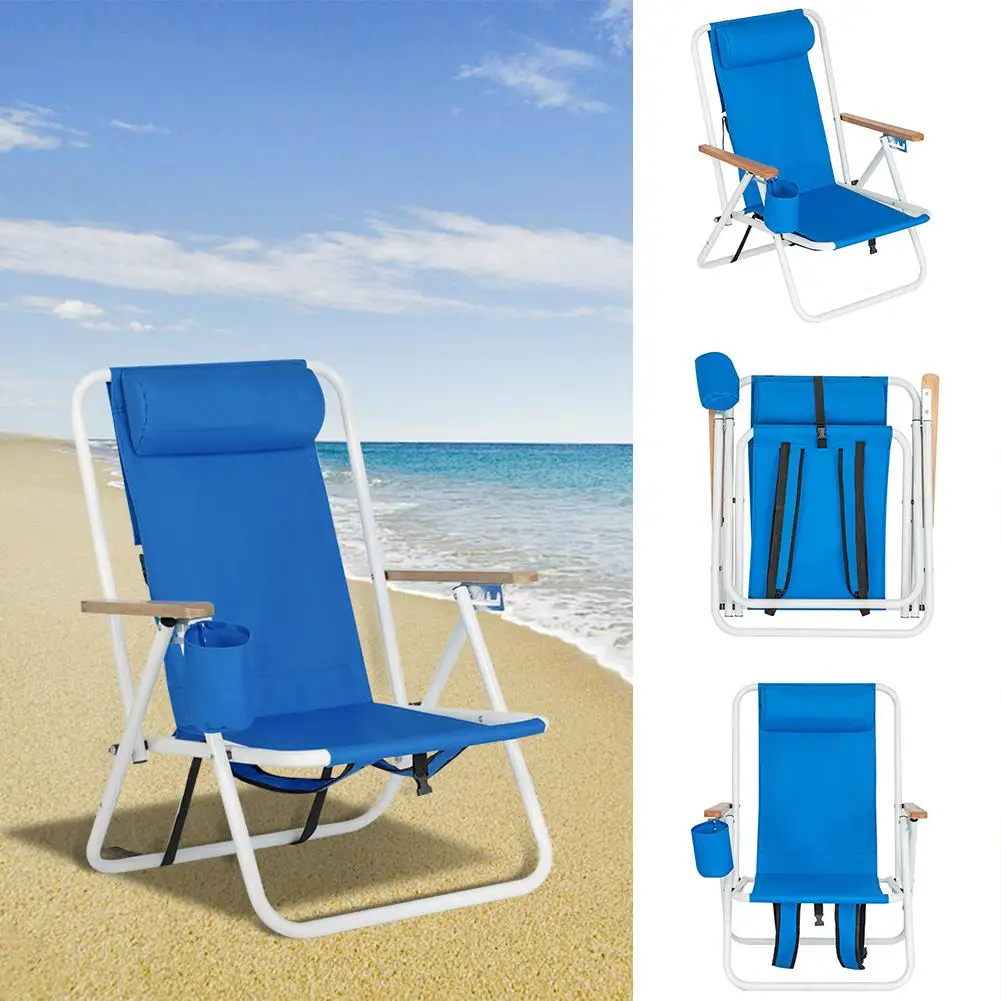 

Beach With Portable Folding Chairs Outdoor Picnic Seat Oxford Cloth Lightweight Seat for Fishing Camping Cushion four Seasons