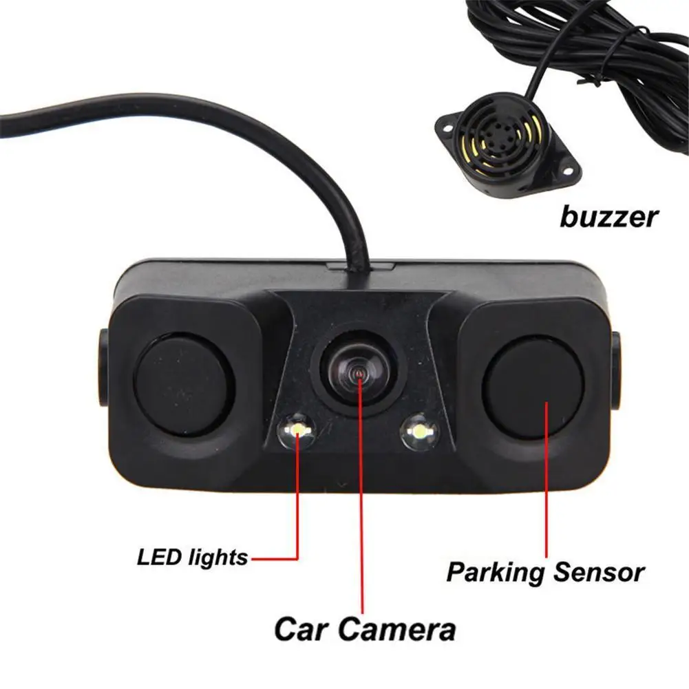 

Car Radar Buzzer Waterproof Recorder HD Camera Parking Sensor Detectors Rear View Camera LED Digital Display
