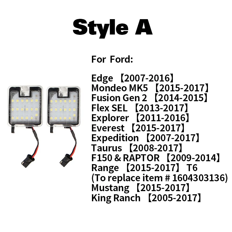 Светодиодная подсветка для бокового зеркала Ford Kuga Escape S Max Edge Mondeo Fusion Gen Flex Everest Taurus