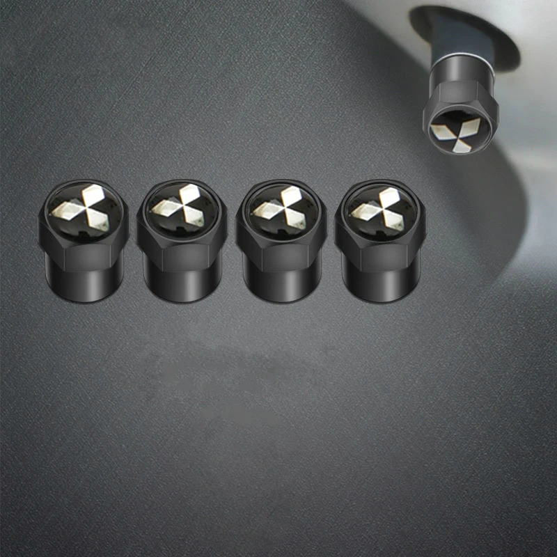 4 шт. Авто клапан для шин кепки стикеры пылезащитный колпачок шины Mitsubishi outlander lancer