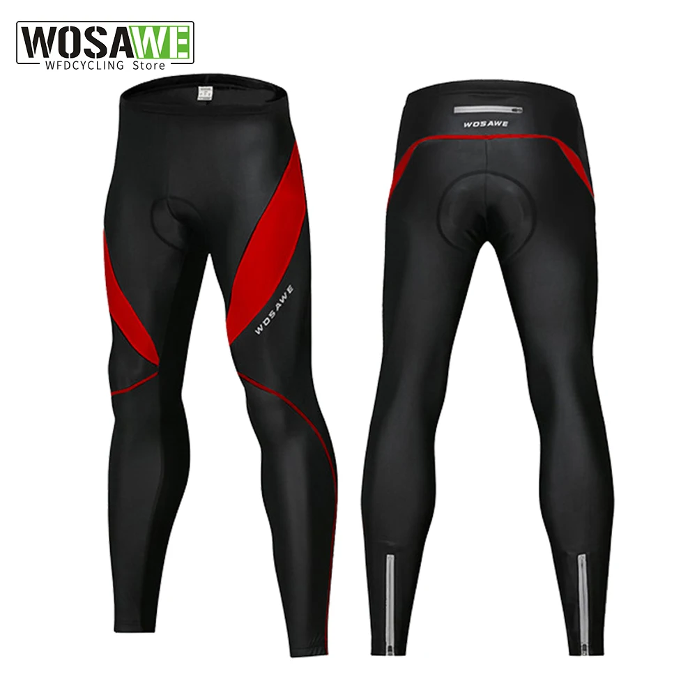 

WOSAWE Spring Autumn Cycling Pants Cycling Pants with pads Cycling Bib Pnats MTB Bike Bicycle Pants Bicycle Trouser