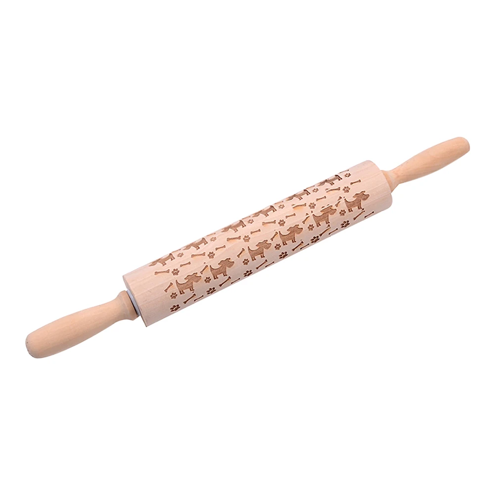 

Christmas Embossing Rolling Pin Christmas Gingerbread Cookies Rolling Pin FAS6