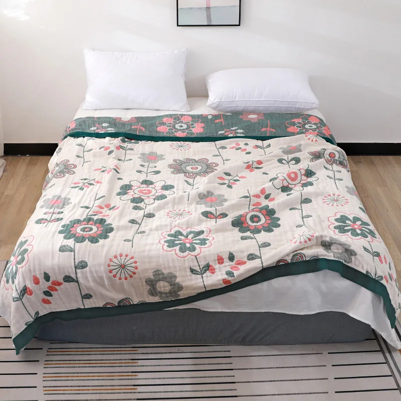 Хлопковое одеяло для кровати дивана полностью королевского размера легкое