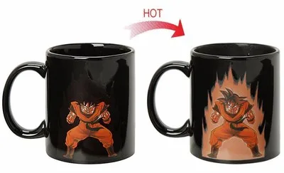 Термочувствительная керамическая чашка gogeta меняющая цвет | Дом и сад