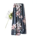 Брюки женские с принтом Санта-лосей, Модные свободные пижамные штаны для сна, повседневные домашние штаны, весна-лето