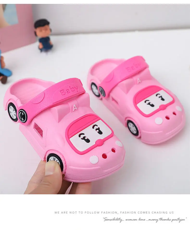 

Summer Baby Boy Girl Beach Cow Sandals Children PVC 17-22 1.5-3.5Years Pink Yellow Blue YP17