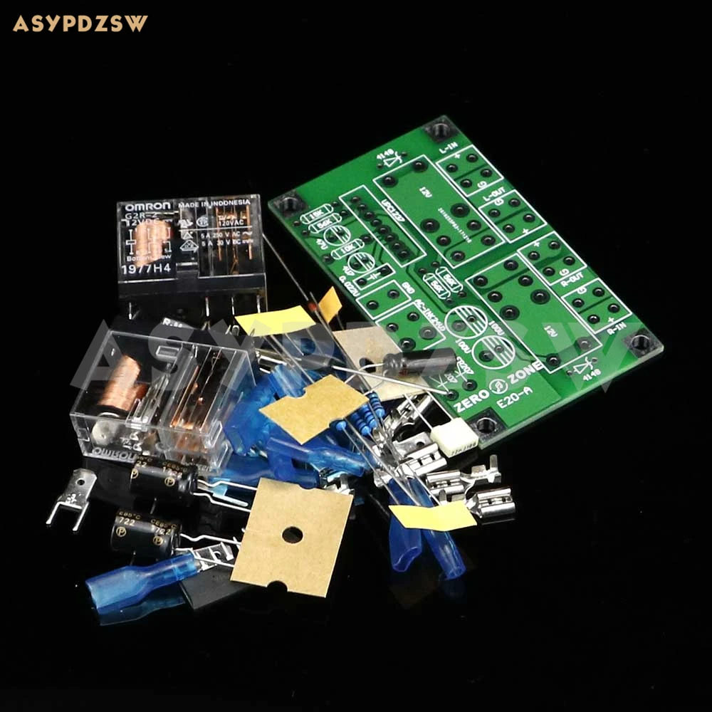 E20 A C1237 усилитель мощности защита динамика набор сделай сам с 2 реле Omron|Усилители