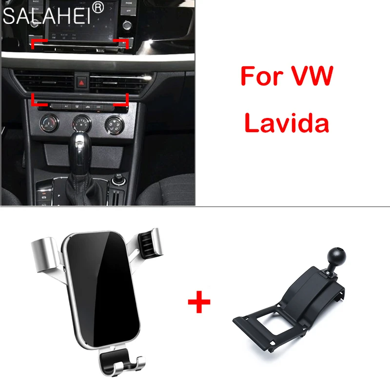 Автомобильный держатель для телефона Фольксваген Lavida 2018 2019 с вентиляционным